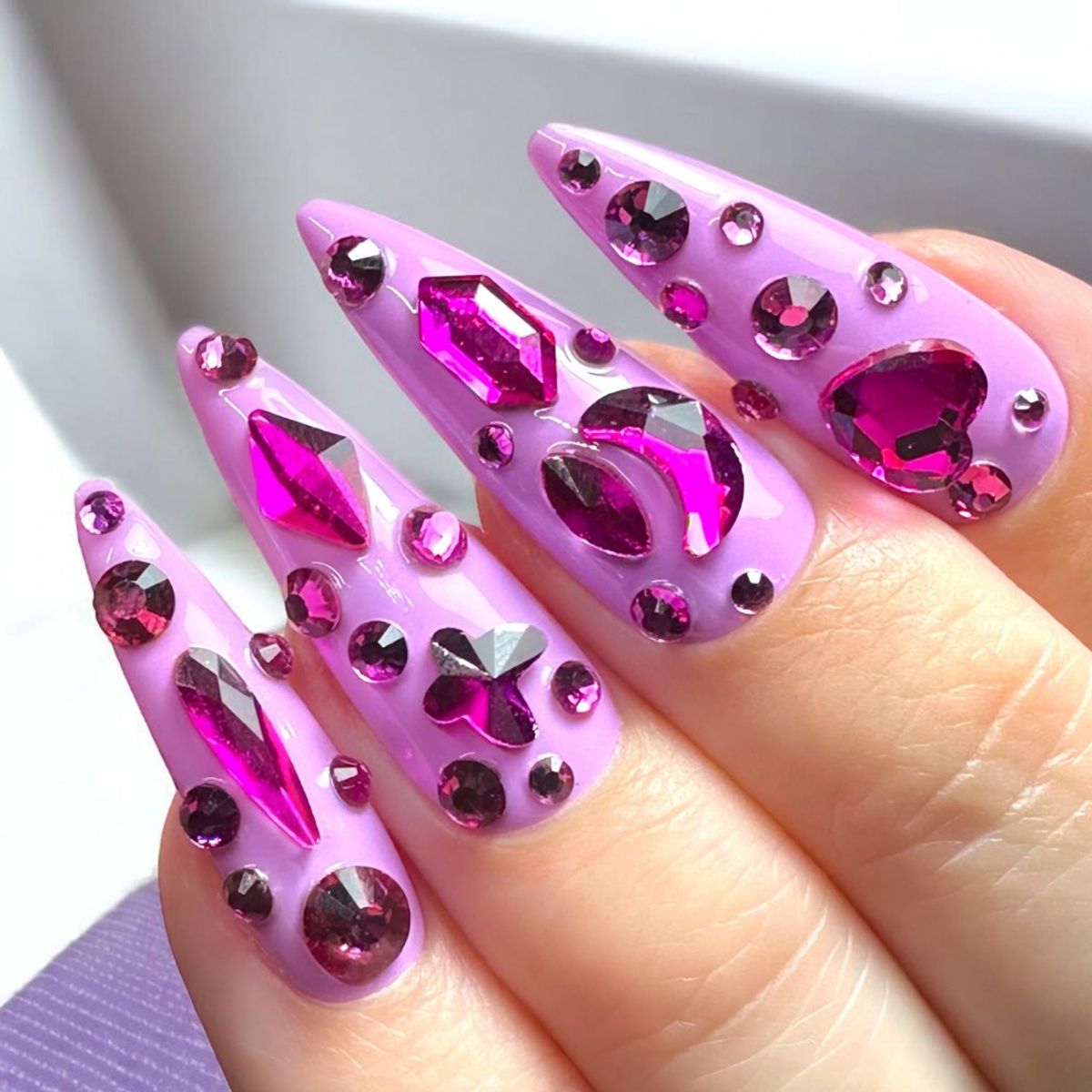 Bling Addiction. Dark Pink - Krystaller