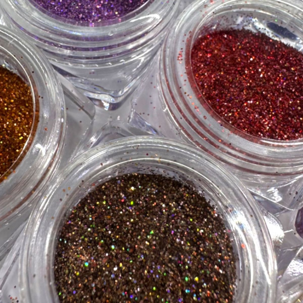 Holographic Dark Sparkle set 0,2 mm. 