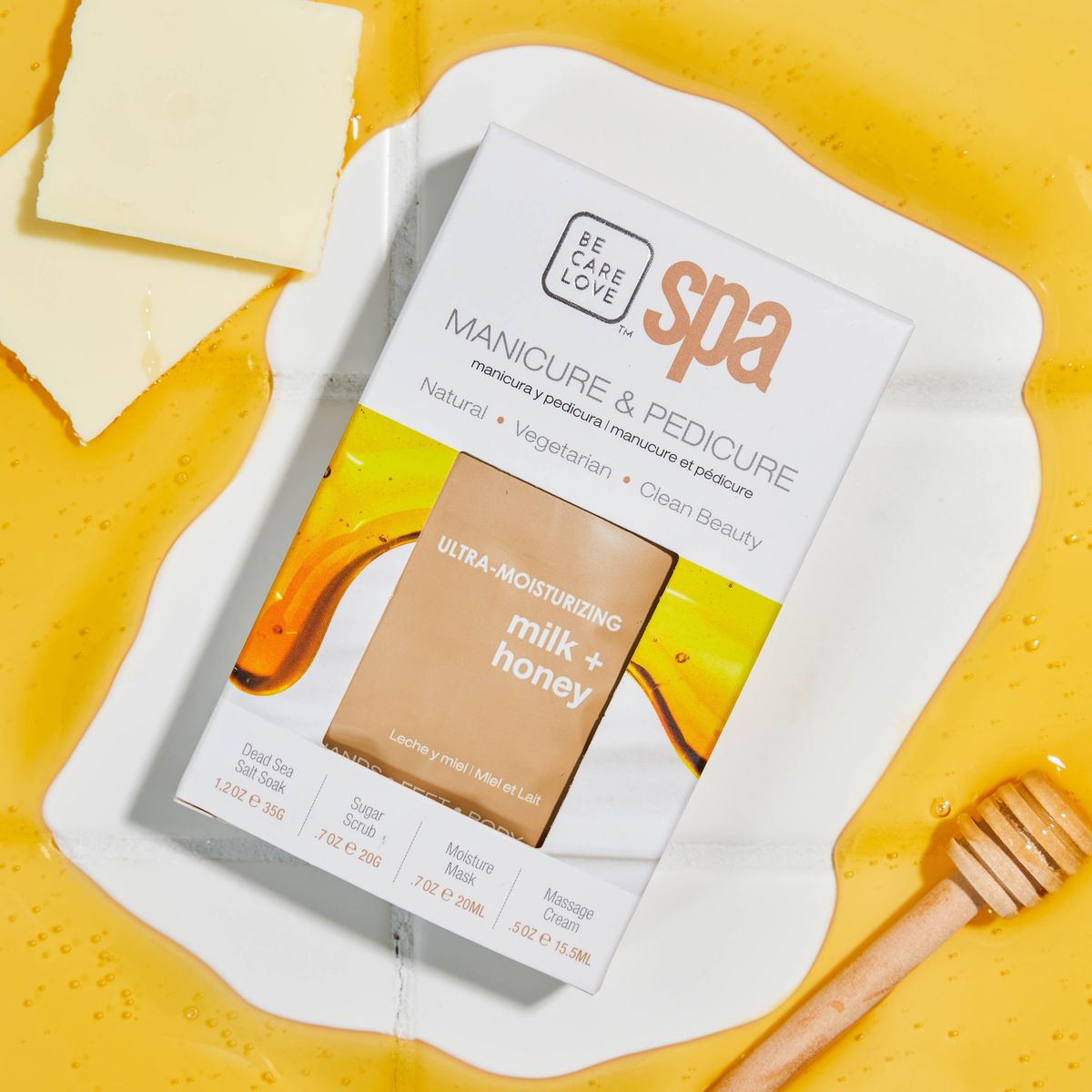 BCL SPA Milk + Honey with white chocolate 4 step TEST KIT