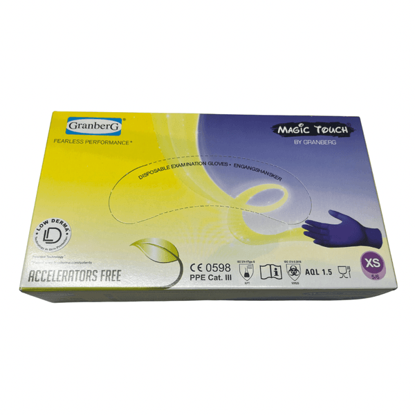 Hovedbilde Nitrilhansker blå magic ...